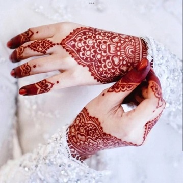 GOLECHA FARBA do Tatuażu tymczasowego kolorowa CZERWONA HENNA 25g