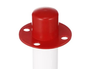 ПАРКОВОЧНЫЙ СТОЙК 80 СМ БЛОКИРОВКА ДОРОЖНОГО ЗАБОРА СО СВЕТООТРАЖАЮЩИМ ОСНОВАНИЕМ