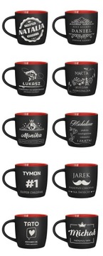 Большая керамическая кружка с гравировкой имени, 400 мл, на день рождения мальчика