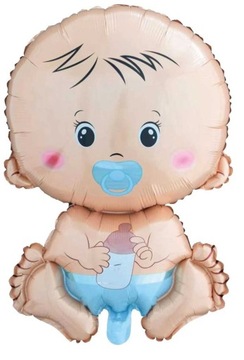 Balon Chłopczyk na Roczek Chrzest witaj w Domu Bobas Baby Shower Boy