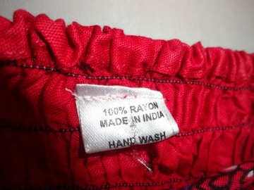 Spodnie alladynki haremki indyjskie kolorowe uni