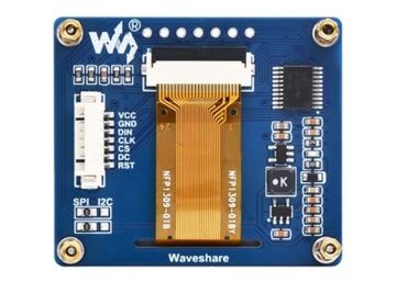OLED-дисплей 1,54-дюймовый синий модуль дисплея, 128×64, SPI/I2C