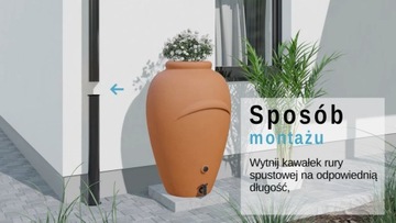 Уловитель дождевой воды, коллектор и коллектор 110, черный