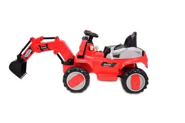 WIELKA KOPARKA Z PILOTEM, PEŁNA OPCJA, RUCHOMA ŁYŻ