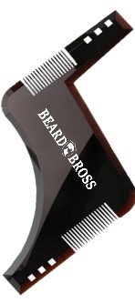 Ножницы ФАРТУК НАКИДКА Шаблон для бороды Расческа