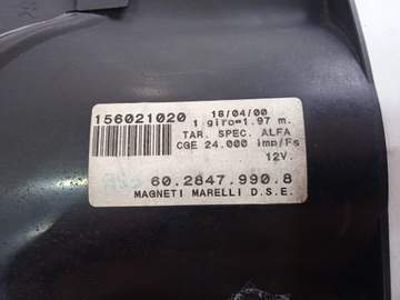 ALFA ROMEO 166 PŘÍSTROJOVÁ DESKA TACHOMETR 156021020