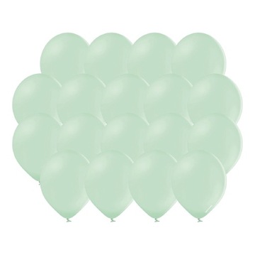 BALONY KIWI KREM URODZINY 18 CHRZEST ROCZEK 50 SZT