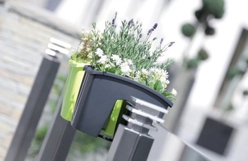 БАЛКОННЫЙ ЦВЕТОЧНЫЙ ГОРШОК ДЛЯ ПОДВЕСНОЙ БАЛЮСТРАДЫ 18Л