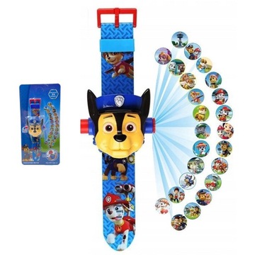 3D часы PAW PATROL Chase с проектором ZEG-2 синие