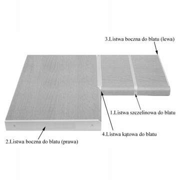Комплект кухонной мебели GREY, серый глянец, 2,6 м