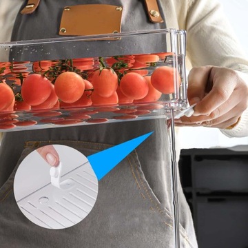 4 ПРОЗРАЧНЫХ КОНТЕЙНЕРА ДЛЯ ХРАНЕНИЯ ПРОДУКТОВ, ОРГАНАЙЗЕР ДЛЯ ХОЛОДИЛЬНИКА
