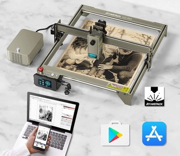 Лазерный гравер ATOMSTACK S20 PRO 130 Вт + насос