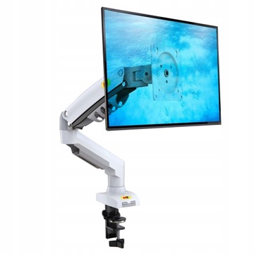 Biurkowy Ergonomiczny Obrotowy Uchwyt do Monitora LCD OLED 17'-30' Biały