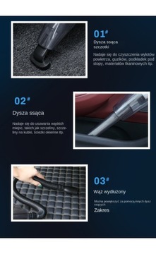 МОЩНЫЙ АВТОМОБИЛЬНЫЙ ПЫЛЕСОС, ВЛАЖНО-СУХОЙ, РУЧНОЙ