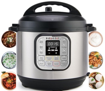 MULTICOOCKER SZYBKOWAR WOLNOWAR INSTANT POT DUO 60 5,7L 7w1 14 PROGRAMÓW