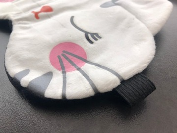 ПОВЯЗКА ДЛЯ СПЯ МАСКА РЕЛАКСАЦИЯ КОШКА КОТЕН ОЛДМАН НА Резинка серая