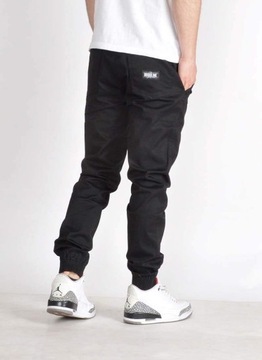 Spodnie M Bossline Cut Jogger Czarne joggery