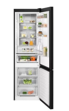 Lodówka dwudrzwiowa Electrolux LNT7ME36K2 czarne szkło