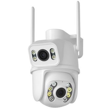 KAMERA OBROTOWA PODWÓJNA WIFI ZEWNĘTRZNA ULTRA HD Zoom 2 Obiektywy ICSEE