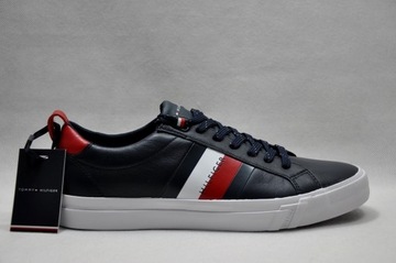 TOMMY HILFIGER SNEAKERS Flag Detal Leather R 44