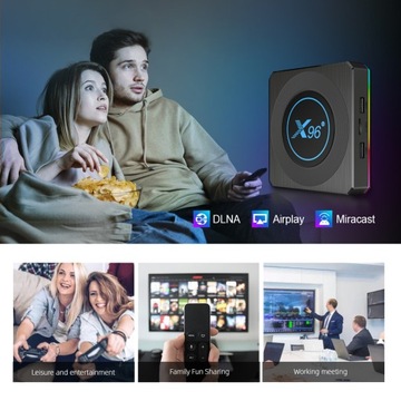 X96 X4 S905X4 Android11 ​​Интеллектуальный сетевой плеер высокой четкости 8K TVBOX