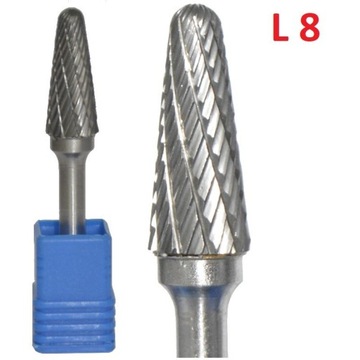 FREZ PILNIK OBROTOWY X TYP L 8 x 22 CHWYT 6 VHM