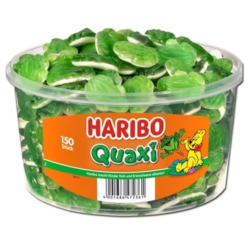 HARIBO QUAXI ŻABKI 150szt 1050g