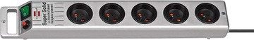 Powering Strip 5 Sockets Cable 2,5 м Brennenstuhl Supersolid