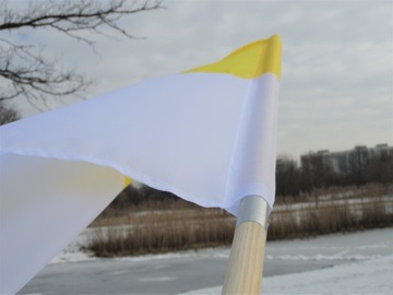 Флаг Папской церкви 90 x 150 на шесте - 37