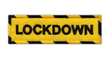 Naszywka LOCKDOWN - słowo roku 2020! HAFT