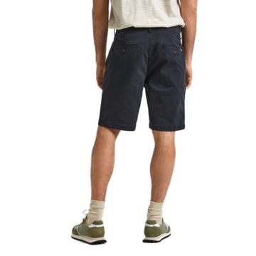 PEPE JEANS SZORTY MĘSKIE CHINO REGULAR FIT CZARNE 32