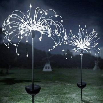 200 lampka LED na trawnik Solar Firework Light za
