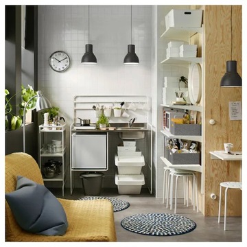 IKEA SORTERA Контейнер для сортировки мусора, белый, 37 литров