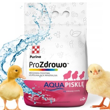 Purina ProZdrowo AQUA PISKLĘ 0,5 kg Witaminy dla drobiu do wody