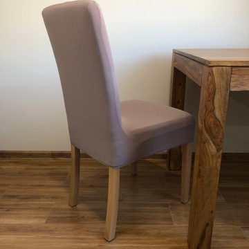 Эластичный чехол на стул - капучино