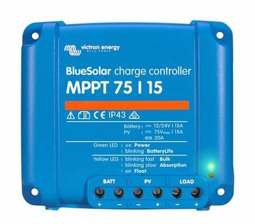 Solarny regulator ładowania Victron Energy SCC075015060R 15 A 10 mA