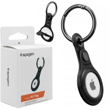 SPIGEN VALENTINUS APPLE AIRTAG ЧЕРНЫЙ