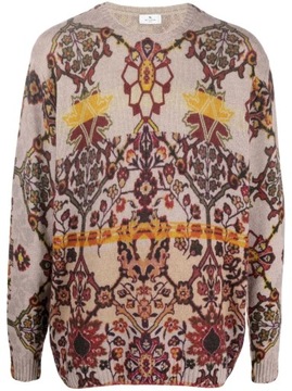 ETRO sweter wielokolorowy rozmiar XL