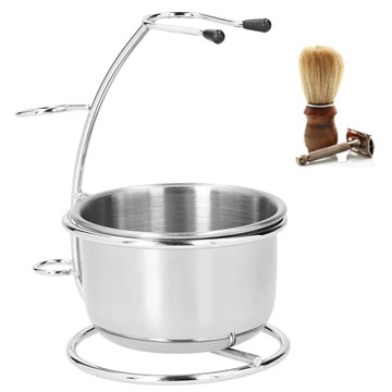 НАБОР ЧАШ ДЛЯ БРИТЬЯ, МЕТАЛЛИЧЕСКАЯ РУЧКА