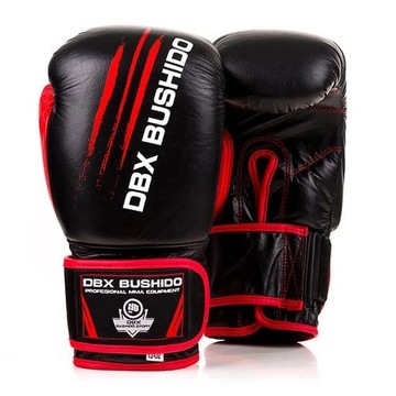 RĘKAWICE BOKSERSKIE SPARINGOWE TRENINGOWE SKÓRA NATURALNA DBX BUSHIDO 14oz