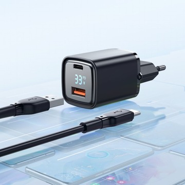 ЗАРЯДНОЕ УСТРОЙСТВО MCDODO NANO GaN USB/USB-C PD 33 Вт
