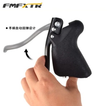 Рычаг тормоза для велосипеда WinZip-Road, изогнутый руль, гоночная линия