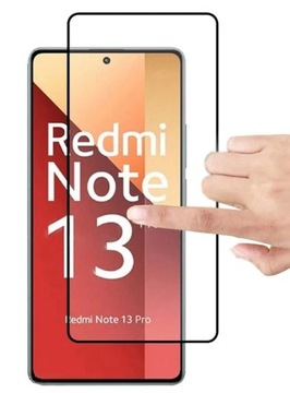 3x SZKŁO HARTOWANE 5D (PEŁNE) SZYBKA DO XIAOMI REDMI NOTE 13 / NOTE 13 PRO