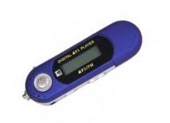 Odtwarzacz MP3 Pendrive M04 16GB Niebieski