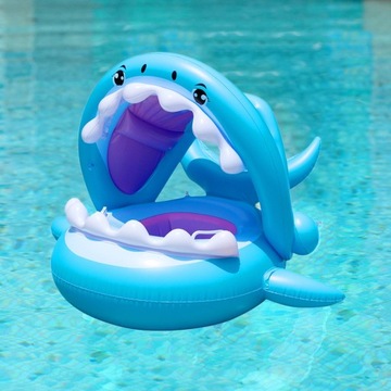 Сиденье для плавания Shark, пляжная игрушка для плавания