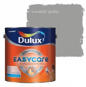 FARBA DULUX EASYCARE TRWAŁOŚĆ GRAFITU 5L