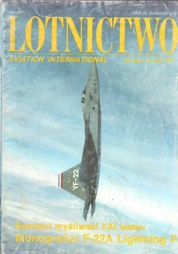 LOTNICTWO 8/1992 SAMOLOT MYŚLIWSKI XXI WIEKU w