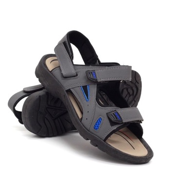 SANDAŁY MĘSKIE SPORTOWE REGULACJA NA RZEP