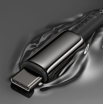 КАБЕЛЬ BASEUS FAST USB-C/USB-C ПРОЧНЫЙ КАБЕЛЬ ДЛЯ ТЕЛЕФОНА И КОМПЬЮТЕРА 100 Вт 1 м