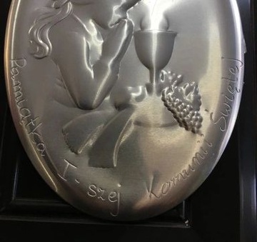 Matryce do obrazów pamiątek komunii św aluminiowe